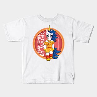 FASHIONed by Magic #1 Fashion Unicorn - Original Illustration Kids T-Shirt